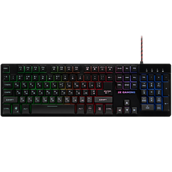Клавіатура 2E Gaming KG280 LED USB Black Ukr (2E-KG280UB) [74244]