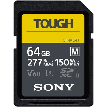 Карта памяти Sony SDXC Tough M 64GB UHS-II U3 V60 (SFM64T.SYM) [100459]