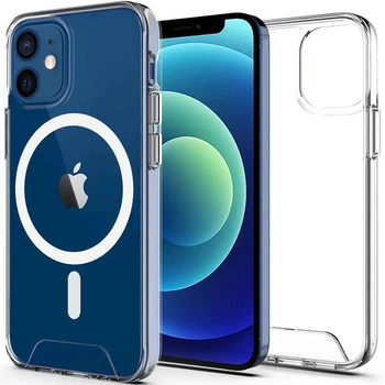Протиударний чохол TPU Space Case with MagSafe для Apple iPhone 11 (6.1") Прозорий