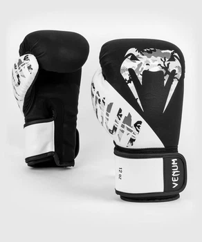 Боксерские перчатки Venum Legacy Boxing Gloves Black White (VENUM-04173-108-16oz)