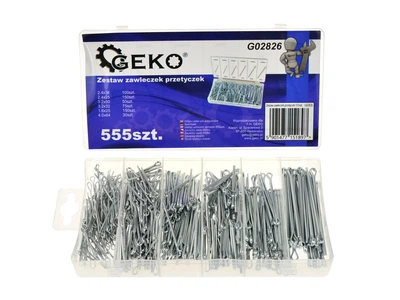 Набор шплинтов 555 шт Geko G02826