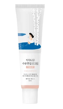 Тонировочный солнцезащитный крем с березовым соком Round Lab Birch Juice Moisturizing Tone Up Sunscreen, 50 мл