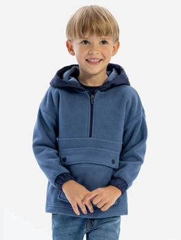 Підліткове тепле худі для хлопчика Minoti 19micro41 41221TEN 140-146 см Синє (5063025348545)