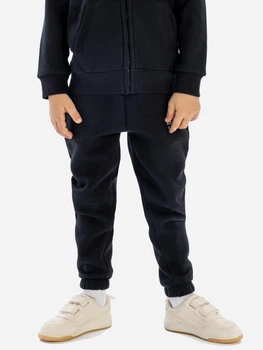 Дитячі теплі спортивні штани-джогери для хлопчика Minoti 19fleece80 41359JNR 104-110 см Чорні (5063025360325)