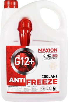 Антифриз Maxion G12+ концентрат 5 л Червоний (mxaf16)
