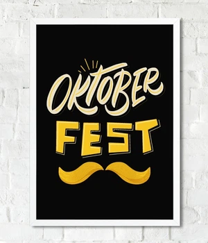 Постер Happy Moments для пивної вечірки "Oktoberfest" А4 без рамки (01282)