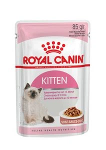 Консервы для котят до 12 месяцев Royal Canin Kitten кусочки в соусе, 85 г