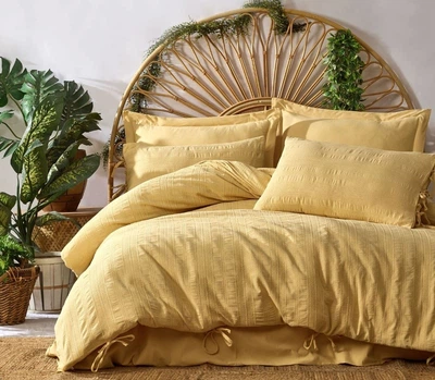Постельное белье Saheser. Eco Cotton Lucca sari jacquard-Евро
