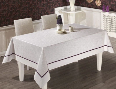Скатерть Tabe. Daisy с жаккардовым плетением узора-160х220 см