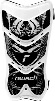 Футбольні щитки Reusch Shinguard Attrakt Lite 5377045 7701 L Біло-чорні (4060485465738)