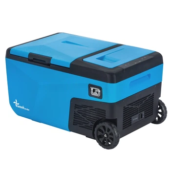 Автохолодильник компрессорный двухкамерный Weekender КС30 (30 л) - 12/24/220V, LCD-дисплей, Эко-режим