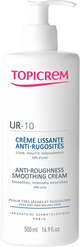Крем для тіла Topicrem UR-10 пом'якшувальний для огрубілої шкіри 500 мл (3700281703306)