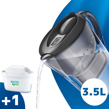 Фильтр-кувшин для воды Brita Marella XL 3,5 л Черный с картриджем Maxtra Pro