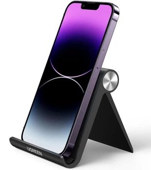 Подставка для телефона UGREEN LP106 Adjustable Portable Stand Multi-Angle 100° Black (50747)