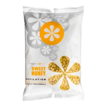 Пленочный воск для депиляции в гранулах Simple Use Sweet Honey, 800 г