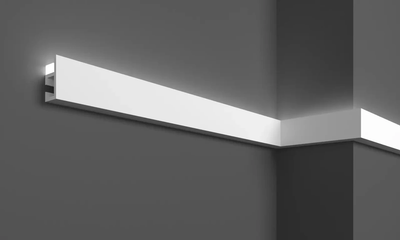 Молдинг полимерный для LED-освещения Grand decor KH 903 22*48*2000 мм