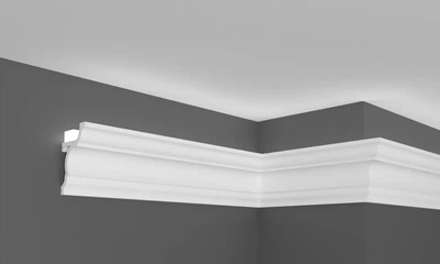 Молдинг полимерный для LED-освещения Grand decor KH 916 37*62*2000 мм