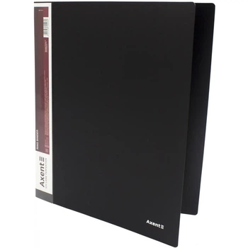 Папка на 2-х кільцях Axent А4 d-25 мм чорна 1207-01