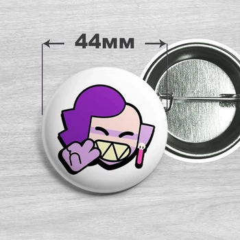 Значок Емз з гри Brawl Stars / Бравл Старс 44мм №8