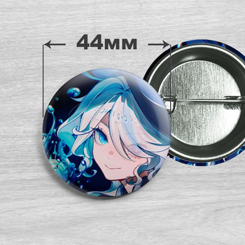 Значок Фуріна з гри Genshin Impact / Геншин Імпакт 44мм №18