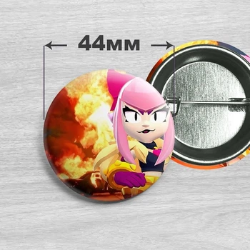 Значок Мелоди из игры Brawl Stars / Бравл Старс 44мм №35