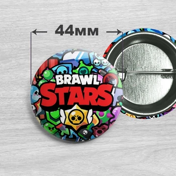 Значок по игре Brawl Stars / Бравл Старс 44мм №40