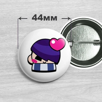 Значок Эдгар из игры Brawl Stars / Бравл Старс 44мм №16