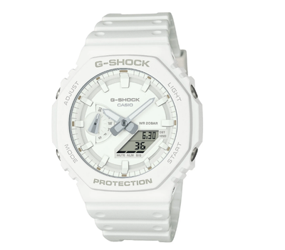 Мужские наручные часы CASIO GA-2100-7A7ER Белый/Экран Белый