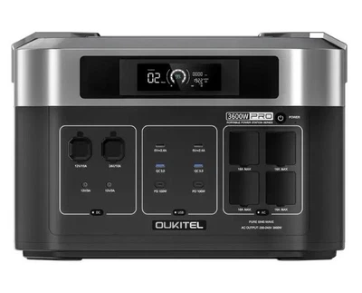 Модульна зарядна станція Oukitel BP2000E Pro 3600W 2048Wh UPS WI-FI