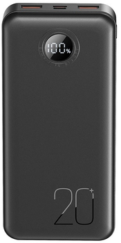 УМБ XO PR239 20000mAh PD20W + QC22.5W Black (PR239_Black)