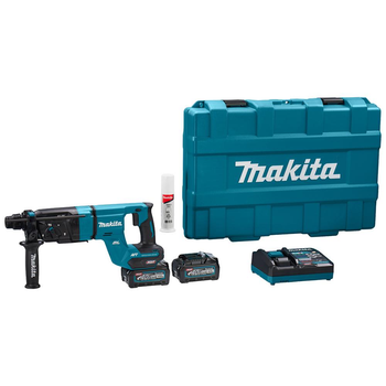 Аккумуляторный перфоратор Makita XGT 40 V MAX HR 007 GM 201, 2 акб, з/у, кейс (HR007GZ)