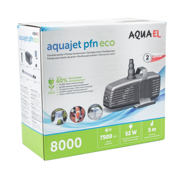 Помпа Aquael для фонтану AquaJet PFN 8000 ECO 7500 л/год (115026) 115026