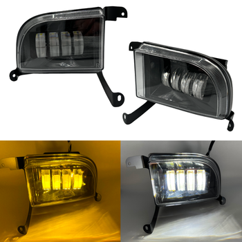 Противотуманные фары Chevrolet Lacetti 40W ПТФ Led туманки Лачетти седан универсал штатные белый + жёлтый цвет