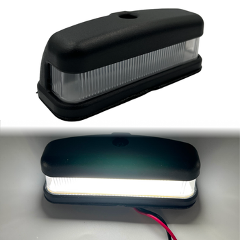 Универсальная Led подсветка номера в резиновом корпусе с креплением 12-24V