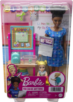 Лялька Barbie Вчителька Брюнетка маленька Лялька Блондинка аксесуари для дітей від 3 років (0194735015412)