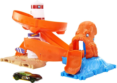 Набір Hot Wheels City Inwazja Ośmiornicy для гри z 1 samochodzikiem (0194735030156)