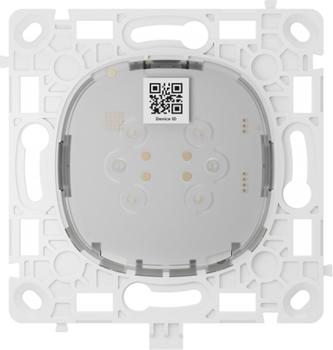 Бездротовий двоклавішний вимикач прохідного типу Ajax LightCore 2-gang 2-way for LightSwitch Jeweler (000046124)