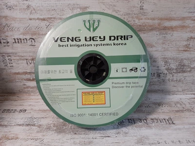 Капельная лента Veng Wey Drip 8 mil/20 см, водовылив 1.4 л/час, в бухте 500 м