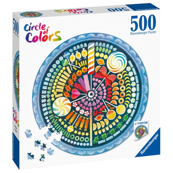 Пазл Ravensburger Палітра кольорів Цукерки 52 x 52 см 500 деталей (4005556173501)