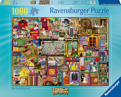 Пазл Ravensburger Шафа для рукоділля 70 х 50 см 1000 деталей (4005555003014)