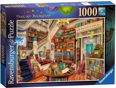 Puzzle Ravensburger Fantastyczna księgarnia 70 x 50 cm 1000 elementów (4005555003236)