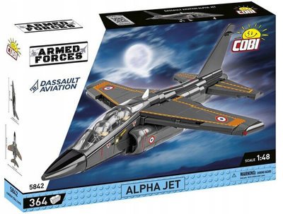 Klocki Cobi Armed Forces Alpha Jet 364 elementów (5902251058425)