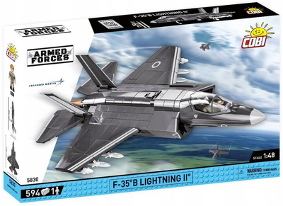 Klocki Cobi Armed Forces F-35B Lightning II 594 klocków (5902251058302)