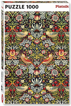 Puzzle Piatnik William Morris Złodziej truskawek 67.5 x 44.1 cm 1000 elementów (9001890553745)