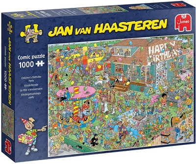 Puzzle Jumbo Jan van Haasteren Przyjęcie urodzinowe 68 x 48 cm 1000 elementów (8710126200353)