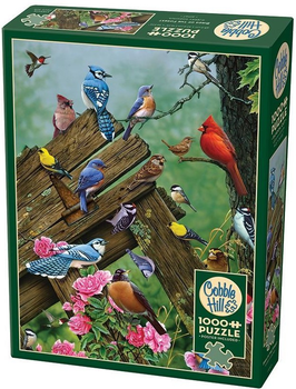 Puzzle Cobble Hill Ptaki leśne 68 x 49 cm 1000 elementów (0625012401678)