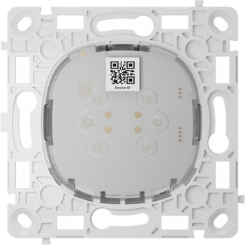 Бездротовий двоклавішний вимикач прохідного типу Ajax LightCore Vertical 2-gang 2-way for LightSwitch Jeweler (000046130)