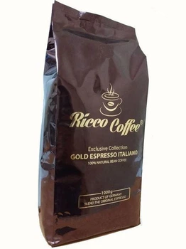 Кава в зернах Ricco Coffee Gold Espresso Italiano 1кг