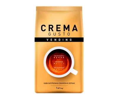 Кава в зернах Ambassador Crema 1кг, Польща