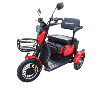 Електроскутер Триколісний Crosser TR1 (600W, 72V, 20Ah) Червоний